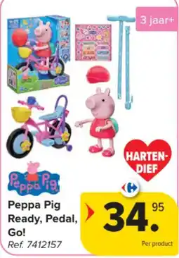 Carrefour Peppa Pig Ready, Pedal, Go! aanbieding