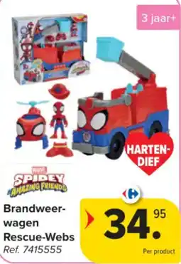 Carrefour Brandweer-wagen Rescue-Webs aanbieding