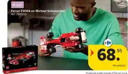 Carrefour Ferrari F2004 en Michael Schumacher aanbieding
