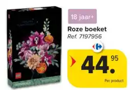 Carrefour Roze boeket aanbieding