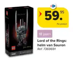 Carrefour Lord of the Rings: helm van Sauron aanbieding