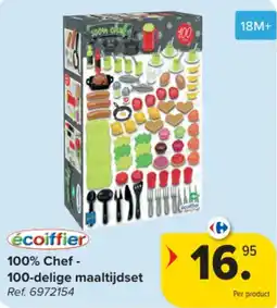 Carrefour 100% Chef - 100-delige maaltijdset aanbieding