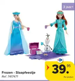 Carrefour Frozen - Slaapfeestje aanbieding