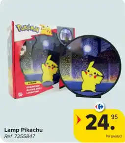 Carrefour Lamp Pikachu aanbieding