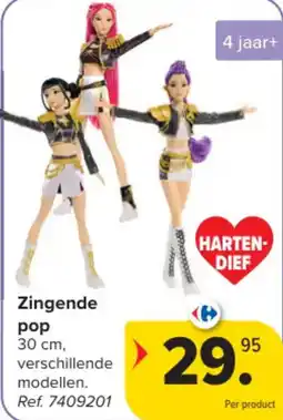 Carrefour Zingende pop aanbieding
