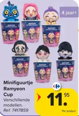 Carrefour Minifiguurtje Ramyeon Cup aanbieding