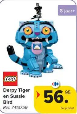 Carrefour Derpy Tiger en Sussie Bird aanbieding
