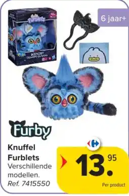 Carrefour Furby knuffel aanbieding