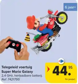 Carrefour Telegeleid voertuig super mario galaxy aanbieding