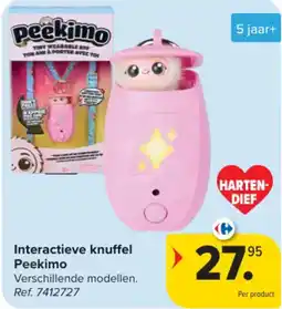 Carrefour Interactieve knuffel Peekimo aanbieding