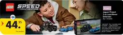 Carrefour lego speed champions jaguar project 7 en land rover defender aanbieding