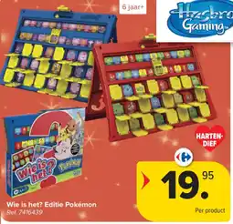 Carrefour Wie is het? Editie Pokémon aanbieding
