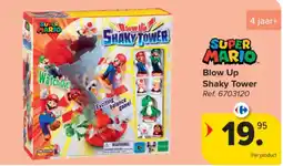 Carrefour Super mario blow up shaky tower aanbieding