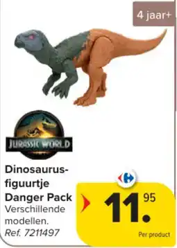Carrefour Dinosaurus-figuurtje Danger Pack aanbieding
