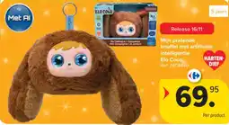 Carrefour Mijn pratende knuffel met artificiële intelligentie Elo Coco aanbieding