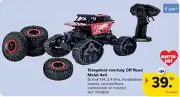 Carrefour Telegeleid voertuig Off Road Metal 4x4 aanbieding