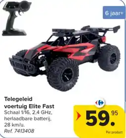 Carrefour Telegeleid voertuig Elite Fast aanbieding