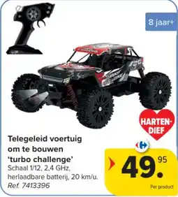 Carrefour Telegeleid voertuig om te bouwen 'turbo challenge' aanbieding