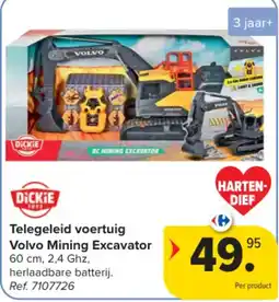 Carrefour Telegeleid voertuig Volvo Mining Excavator aanbieding