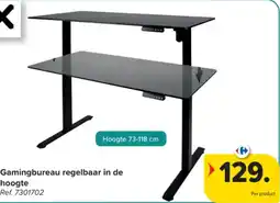 Carrefour Gamingbureau Regelbaar in de Hoogte aanbieding