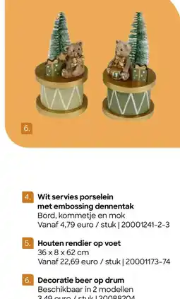 AVA Decoratie beer op drum aanbieding