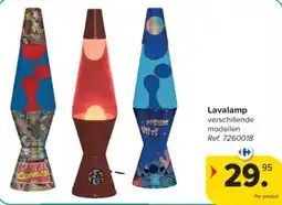 Carrefour Lavalamp aanbieding