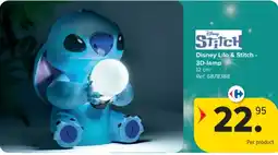 Carrefour Disney Lilo & Stitch - 3D-lamp aanbieding