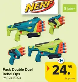 Carrefour Pack Double Duel Rebel Ops aanbieding
