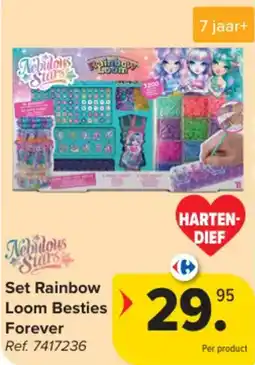 Carrefour Set Rainbow Loom Besties Forever aanbieding