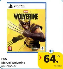 Carrefour PS5 Marvel Wolverine aanbieding