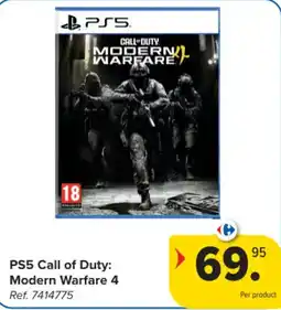 Carrefour PS5 Call of Duty: Modern Warfare 4 aanbieding