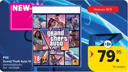 Carrefour PS5 Grand Theft Auto VI aanbieding
