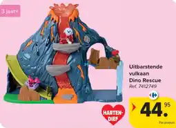 Carrefour Uitbarstende vulkaan Dino Rescue aanbieding