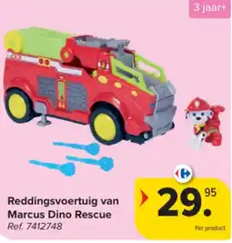 Carrefour Reddingsvoertuig van Marcus Dino Rescue aanbieding