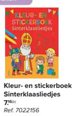 Carrefour Kleur- en stickerboek Sinterklaasliedjes aanbieding