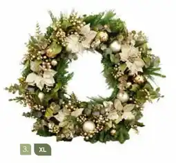 AVA Kerstkrans Champagne XL aanbieding