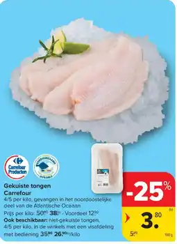 Carrefour Market Gekuiste tongen aanbieding