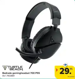 Carrefour Bedrade gamingheadset 70x ps5 aanbieding