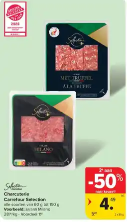 Carrefour Market Charcuterie Carrefour Selection aanbieding
