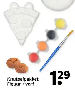 Wibra Knutselpakket Figuur + verf aanbieding