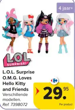 Carrefour L.O.L. Surprise O.M.G. Loves Hello Kitty and Friends aanbieding