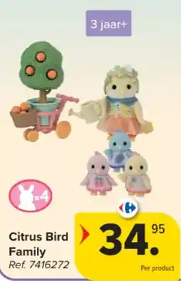 Carrefour Citrus Bird Family aanbieding
