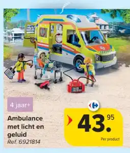 Carrefour Ambulance met licht en geluid aanbieding