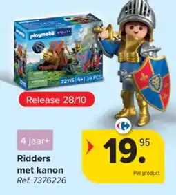 Carrefour Ridders met kanon aanbieding