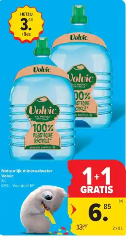 Carrefour Market Natuurlijk mineraalwater Volvic aanbieding