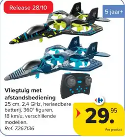 Carrefour Vliegtuig met afstandsbediening aanbieding