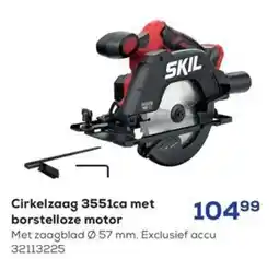 Supra Bazar Cirkelzaag 3551ca met borstelloze motor aanbieding