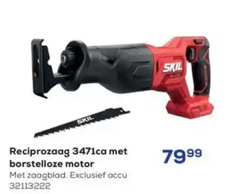 Reciprozaag 3471ca met borstelloze motor