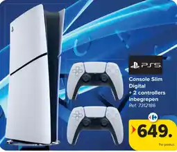 Carrefour Console Slim Digital aanbieding