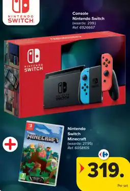 Carrefour Nintendo Switch aanbieding